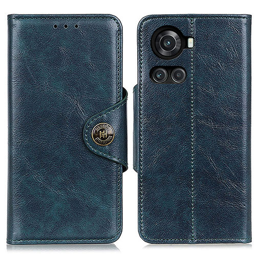 Leather Case Stands Flip Cover Holder M12L for OnePlus 10R 5G Blue