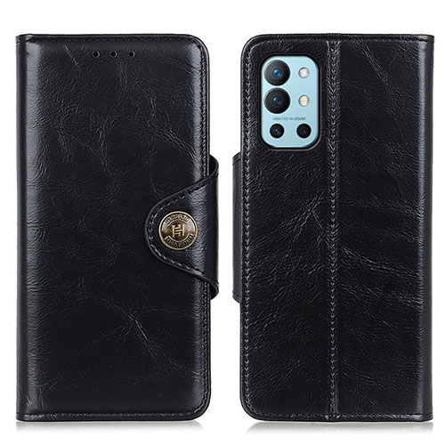 Leather Case Stands Flip Cover Holder M12L for OnePlus 9R 5G Black