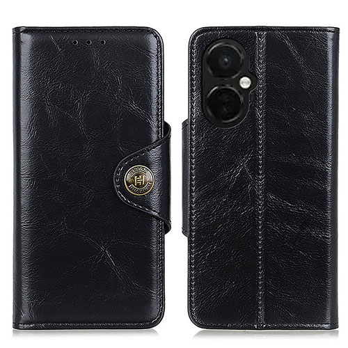 Leather Case Stands Flip Cover Holder M12L for Oppo K11x 5G Black