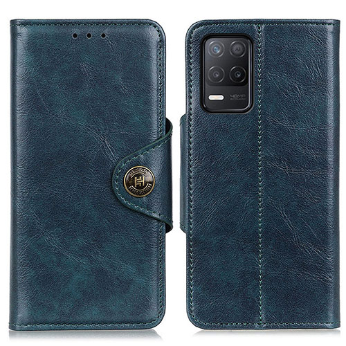 Leather Case Stands Flip Cover Holder M12L for Realme 9 5G India Blue