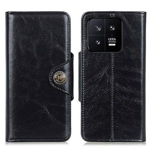 Leather Case Stands Flip Cover Holder M12L for Xiaomi Mi 13 5G Black