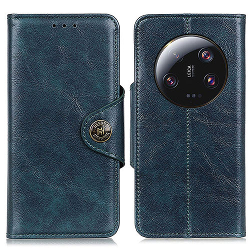 Leather Case Stands Flip Cover Holder M12L for Xiaomi Mi 13 Ultra 5G Blue