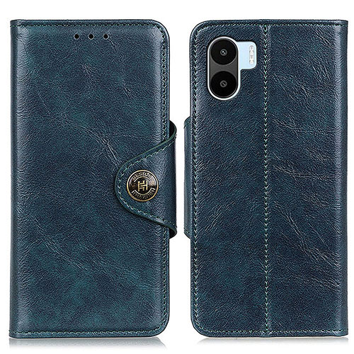 Leather Case Stands Flip Cover Holder M12L for Xiaomi Poco C50 Blue