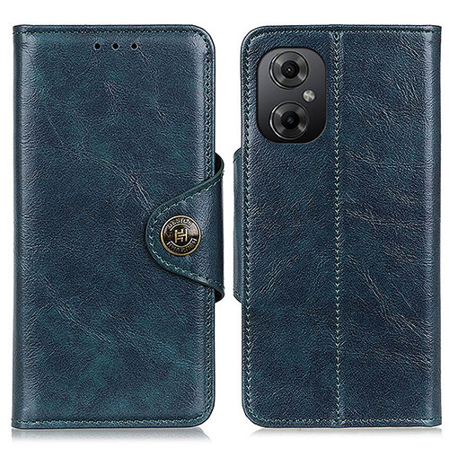 Leather Case Stands Flip Cover Holder M12L for Xiaomi Poco M4 5G Blue