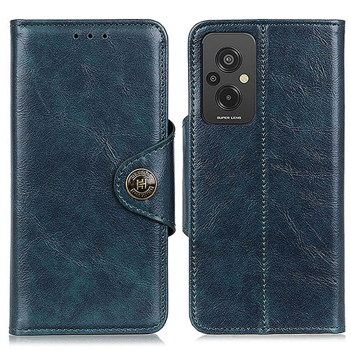 Leather Case Stands Flip Cover Holder M12L for Xiaomi Redmi 11 Prime 4G Blue