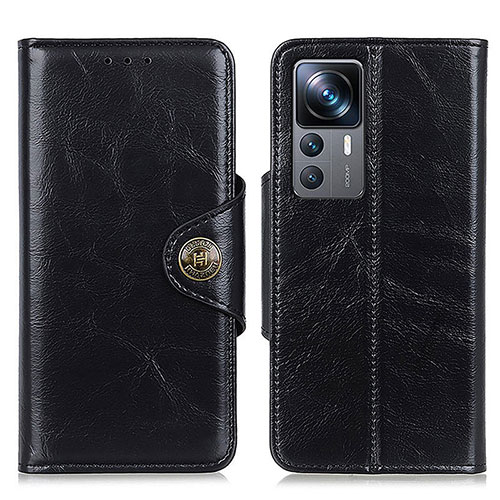 Leather Case Stands Flip Cover Holder M12L for Xiaomi Redmi K50 Ultra 5G Black