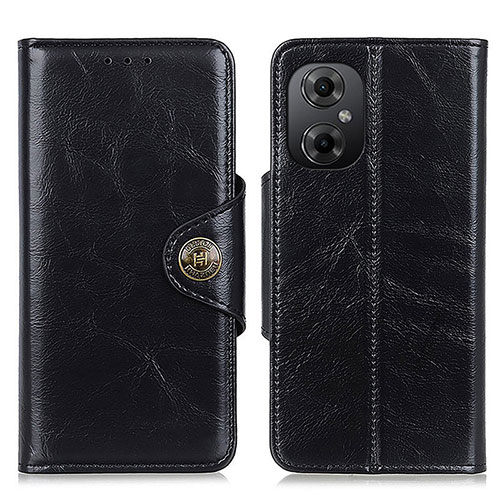 Leather Case Stands Flip Cover Holder M12L for Xiaomi Redmi Note 12R Pro 5G Black