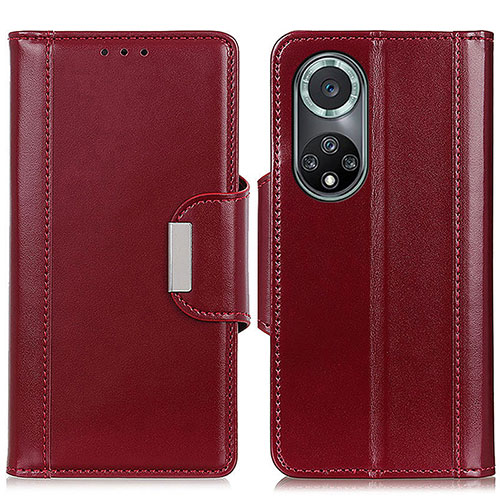 Leather Case Stands Flip Cover Holder M13L for Huawei Nova 9 Pro Red