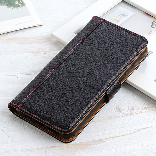 Leather Case Stands Flip Cover Holder M13L for Motorola Moto G Play Gen 2 Black