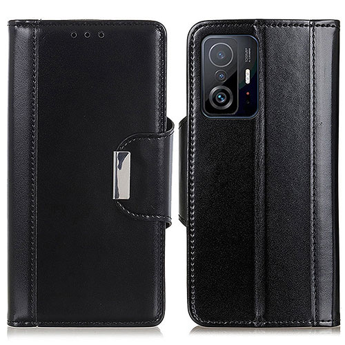 Leather Case Stands Flip Cover Holder M13L for Xiaomi Mi 11T 5G Black