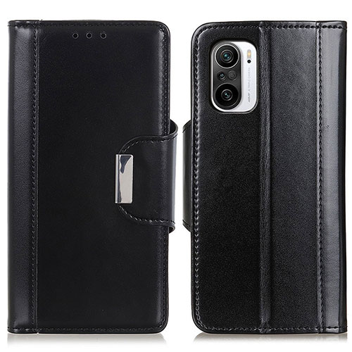 Leather Case Stands Flip Cover Holder M13L for Xiaomi Mi 11X 5G Black