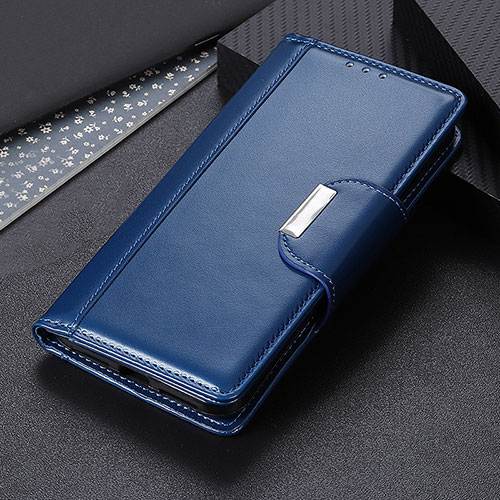 Leather Case Stands Flip Cover Holder M14L for Huawei Honor 10X Lite Blue