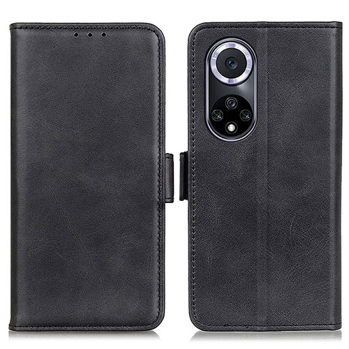 Leather Case Stands Flip Cover Holder M15L for Huawei Honor 50 5G Black