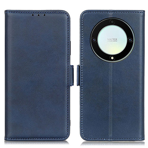 Leather Case Stands Flip Cover Holder M15L for Huawei Honor Magic5 Lite 5G Blue