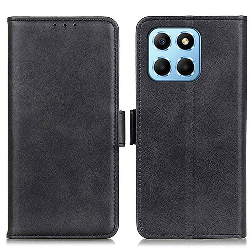 Leather Case Stands Flip Cover Holder M15L for Huawei Honor X6 5G Black