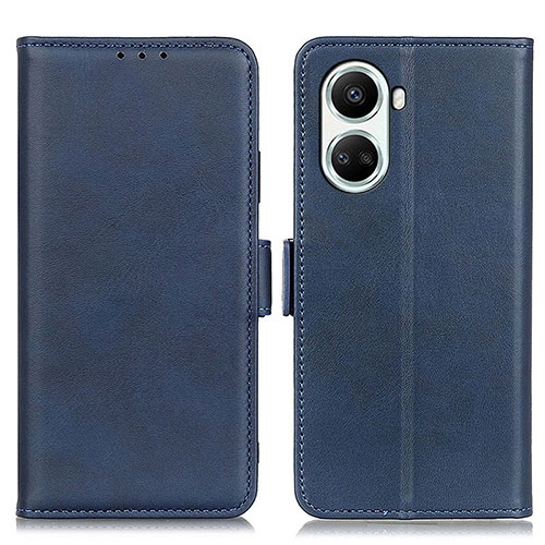 Leather Case Stands Flip Cover Holder M15L for Huawei Nova 10 SE Blue