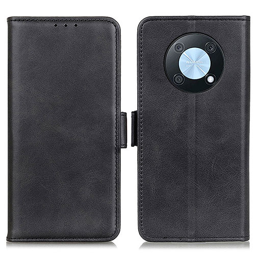 Leather Case Stands Flip Cover Holder M15L for Huawei Nova Y90 Black