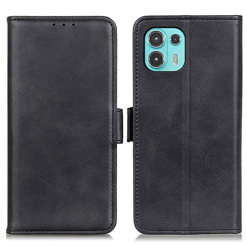 Leather Case Stands Flip Cover Holder M15L for Motorola Moto Edge 20 Lite 5G Black