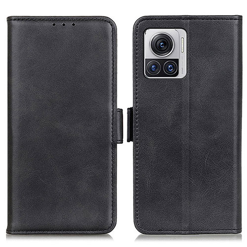 Leather Case Stands Flip Cover Holder M15L for Motorola Moto Edge 30 Ultra 5G Black