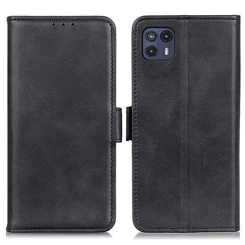 Leather Case Stands Flip Cover Holder M15L for Motorola Moto G50 5G Black