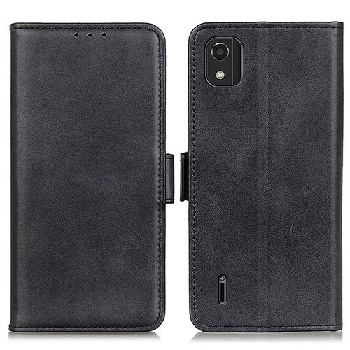 Leather Case Stands Flip Cover Holder M15L for Nokia C2 2nd Edition Black