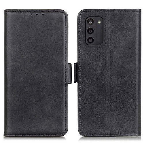 Leather Case Stands Flip Cover Holder M15L for Nokia G100 Black