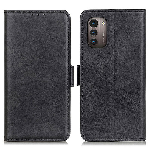 Leather Case Stands Flip Cover Holder M15L for Nokia G11 Black