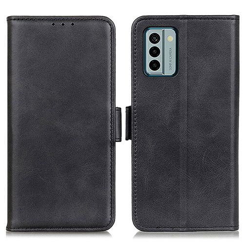 Leather Case Stands Flip Cover Holder M15L for Nokia G22 Black