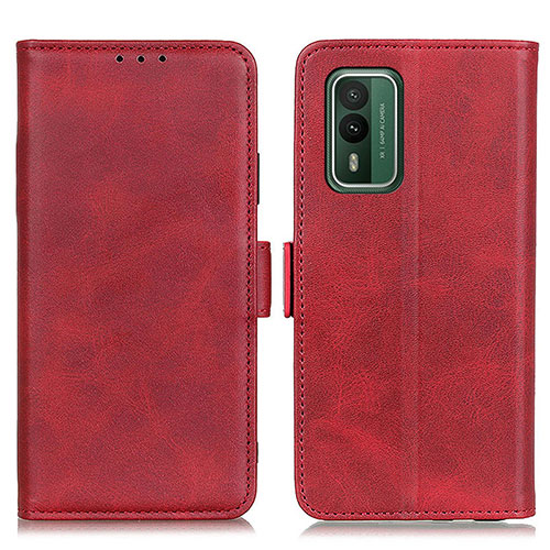 Leather Case Stands Flip Cover Holder M15L for Nokia XR21 Red