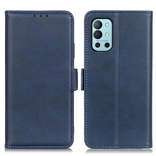 Leather Case Stands Flip Cover Holder M15L for OnePlus 9R 5G Blue