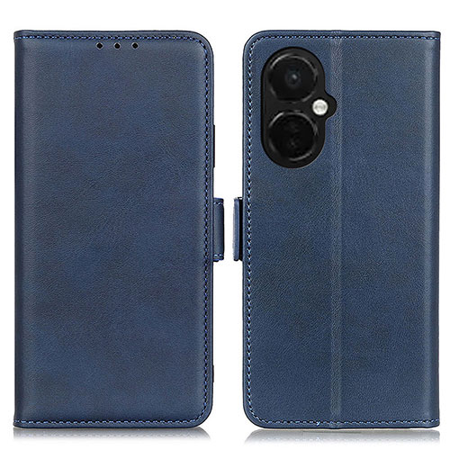 Leather Case Stands Flip Cover Holder M15L for OnePlus Nord CE 3 5G Blue