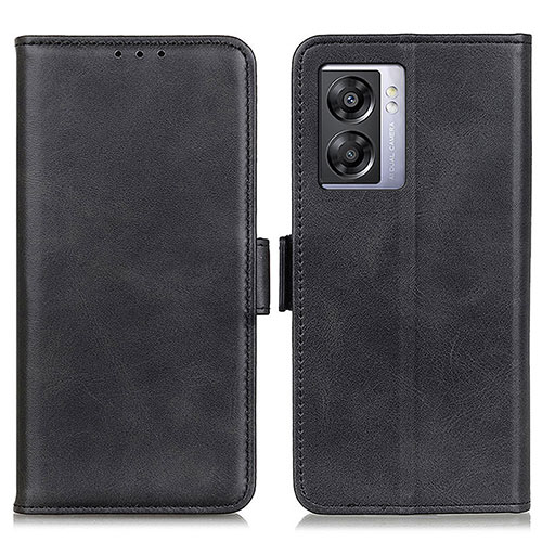 Leather Case Stands Flip Cover Holder M15L for Oppo K10 5G India Black