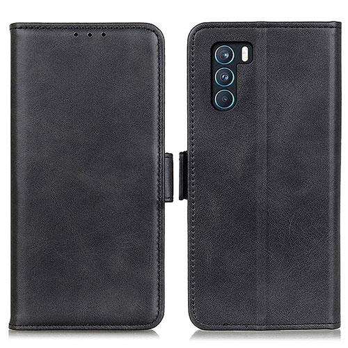 Leather Case Stands Flip Cover Holder M15L for Oppo K9 Pro 5G Black