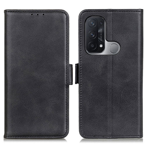 Leather Case Stands Flip Cover Holder M15L for Oppo Reno5 A Black