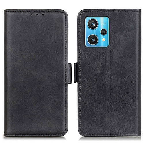 Leather Case Stands Flip Cover Holder M15L for Realme 9 Pro 5G Black