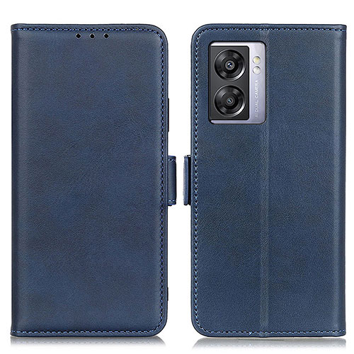 Leather Case Stands Flip Cover Holder M15L for Realme Narzo 50 5G Blue