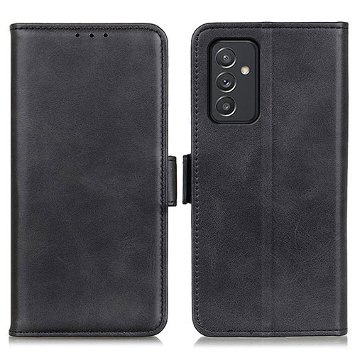 Leather Case Stands Flip Cover Holder M15L for Samsung Galaxy A15 4G Black