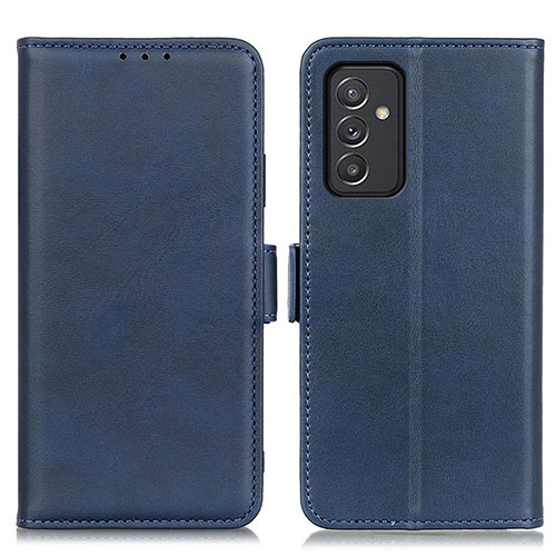 Leather Case Stands Flip Cover Holder M15L for Samsung Galaxy A15 4G Blue