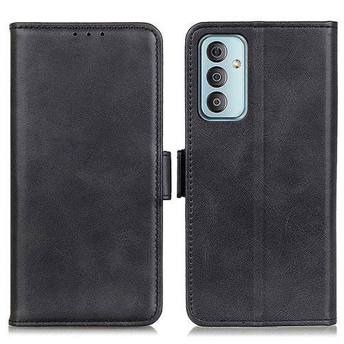 Leather Case Stands Flip Cover Holder M15L for Samsung Galaxy F23 5G Black