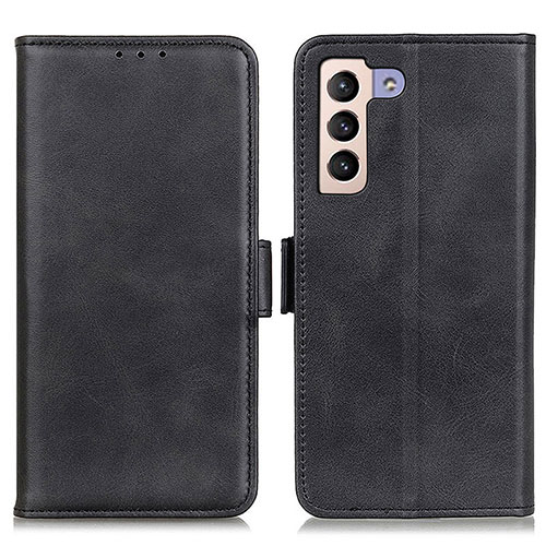 Leather Case Stands Flip Cover Holder M15L for Samsung Galaxy S21 Plus 5G Black