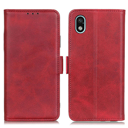 Leather Case Stands Flip Cover Holder M15L for Sony Xperia Ace III Red