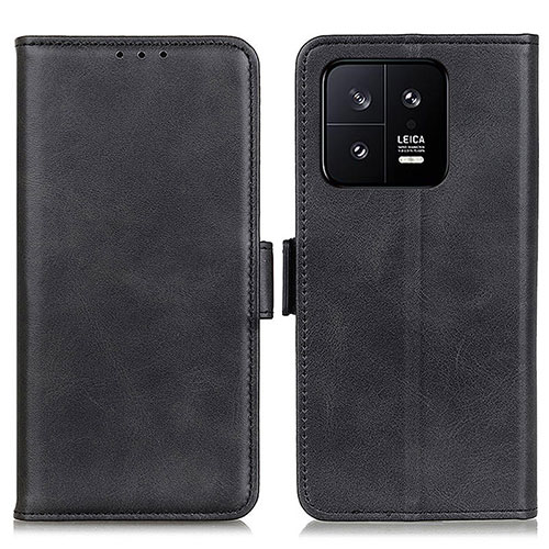 Leather Case Stands Flip Cover Holder M15L for Xiaomi Mi 13 Pro 5G Black