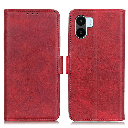 Leather Case Stands Flip Cover Holder M15L for Xiaomi Redmi A2 Plus Red