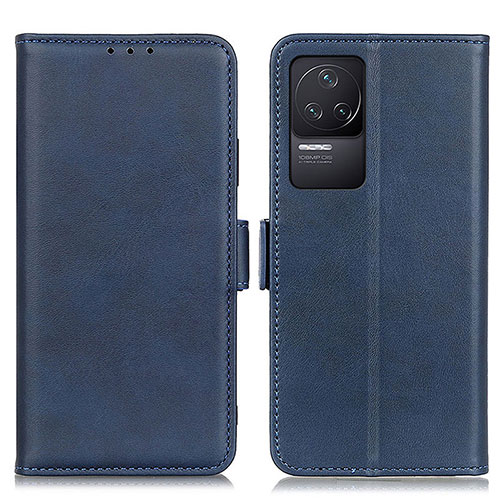 Leather Case Stands Flip Cover Holder M15L for Xiaomi Redmi K50 5G Blue