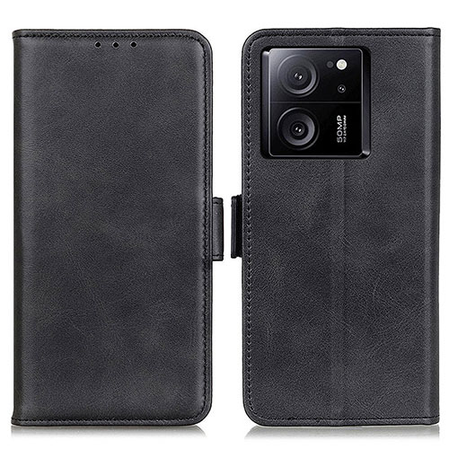 Leather Case Stands Flip Cover Holder M15L for Xiaomi Redmi K60 Ultra 5G Black