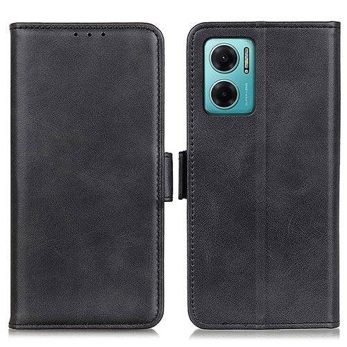 Leather Case Stands Flip Cover Holder M15L for Xiaomi Redmi Note 11E 5G Black