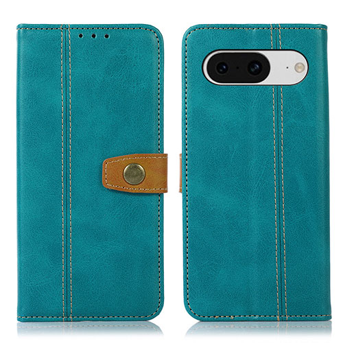 Leather Case Stands Flip Cover Holder M16L for Google Pixel 8 5G Green