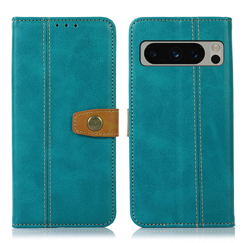 Leather Case Stands Flip Cover Holder M16L for Google Pixel 8 Pro 5G Green