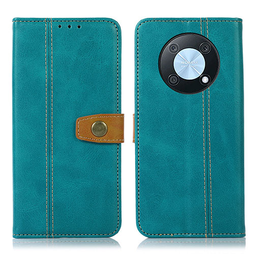 Leather Case Stands Flip Cover Holder M16L for Huawei Enjoy 50 Pro Green