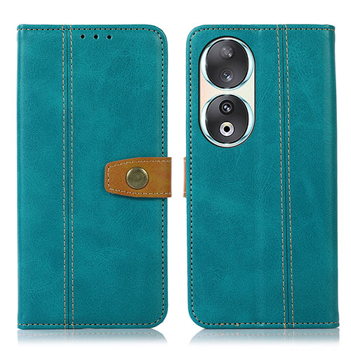 Leather Case Stands Flip Cover Holder M16L for Huawei Honor 90 5G Green